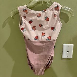 Strawberry patterned leotard